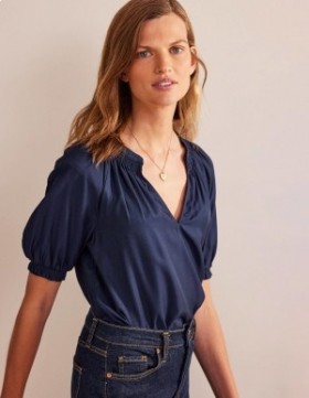Navy Women's Boden Stella Tops