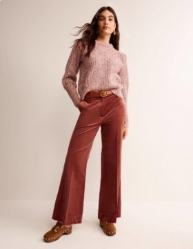 Red Women's Boden Wide-Leg Corduroy Pants