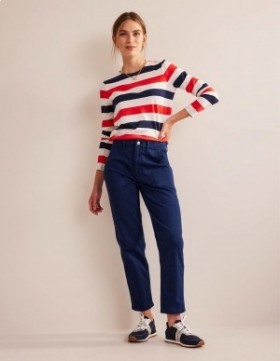 Navy Women's Boden Tapered Casual Pants