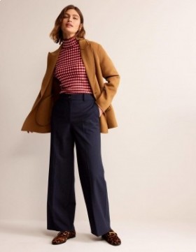 Navy Women's Boden Westbourne Wool-Twill Pants