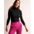 Black Women's Boden Catriona Roll Neck Sweater