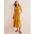 Gold Women's Boden Pintuck Detail Midi Dress
