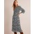 Black Women's Boden Contrasting Midi Tea Dress