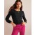 Black Women's Boden Supersoft Long Sleeve Tops