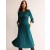 Turquoise Women's Boden Camille Jersey Midi Dress