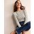 White Stripes Women's Boden Long Sleeve Metallic Tops