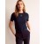 Navy Women's Boden Merino Scallop Cardigan