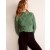 Navy / Light Green Women's Boden Fitted Check Sweater