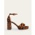 Leopard Women's Boden Heeled Platform Sandals