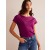 Purple Women's Boden Supersoft Boat Neck T shirts