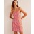 Orange / AZURE Women's Boden Strappy Linen Mini Dress