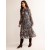 Multicolor Women's Boden Tie Detail Tiered Midaxi Dress