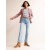 Blue Women's Boden High Rise True Straight Jeans