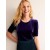 Blue Women's Boden Velvet Party T shirts