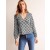 Black Women's Boden V-Neck Peplum Tops