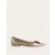 Gold Metal Women's Boden Jewelled-Buckle Flats