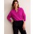 Purple Women's Boden Collared Cashmere Henley Cardigan
