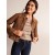 Brown Women's Boden Collared Suede Jacket