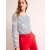 White / Navy Women's Boden Ella Long Sleeve Breton T shirts