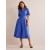Deep Blue Women's Boden Pippa Midi Shirts Dress