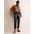 Black Women's Boden Tapered Faux-Leather Pants