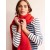 Navy / White Women's Boden Arabella Stripe T shirts