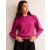 Rose Purple Women's Boden Key Hole Cashmere Sweater