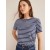 Navy / White Women's Boden Bea Short Sleeve Breton T shirts