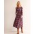 Navy Women's Boden Thea Long Sleeve Midi Dress
