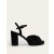 Black Women's Boden Twist-Front Heels