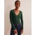 Green Women's Boden Double Layer Scoop Neck Tops