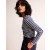 Navy / White Women's Boden Ella Long Sleeve Breton T shirts