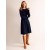 Navy Women's Boden Lola Knitted Midi Dress
