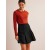 Black Women's Boden Flippy Ponte Mini Skirts