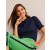 Navy Women's Boden Supersoft Frill Detail T shirts