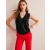 Black Women's Boden Catriona Cotton V-Neck Cardigan