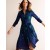 Navy Women's Boden Kate Midi Shirts Dress