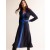 Navy Light Blue Women's Boden Colourblock Ponte Midi Dress