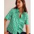 Light Turquoise Women's Boden Short Sleeve Cotton Shirts