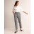 White / Grey Blue Women's Boden Kew Wool-Twill Pants