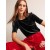 Black Women's Boden Velvet Party T shirts