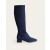 Navy Women's Boden Cara Flat Stretch Knee-high Boots