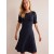 Navy Women's Boden Puff Sleeve Jersey Mini Dress