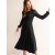Black Women's Boden Sleeve Detail Midi Dress