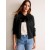 Black Women's Boden Fluffy Bow Cardigan