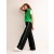 Black Metal Stripes Women's Boden Westbourne Ponte Pants