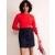 Navy Women's Boden Buttoned Ponte Mini Skirts