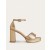 Gold Women's Boden Heeled Platform Sandals