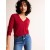 Red Women's Boden Eva Cashmere V-Neck Sweater