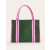 Pink / Navy / Green Women's Boden Tilda Canvas Tote Bags